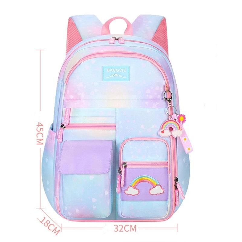 Mochila Ligera Infantil Linda Mochila Infantil Escuela Primaria Bolso Escolar Mochila Escolar Rosa Niña