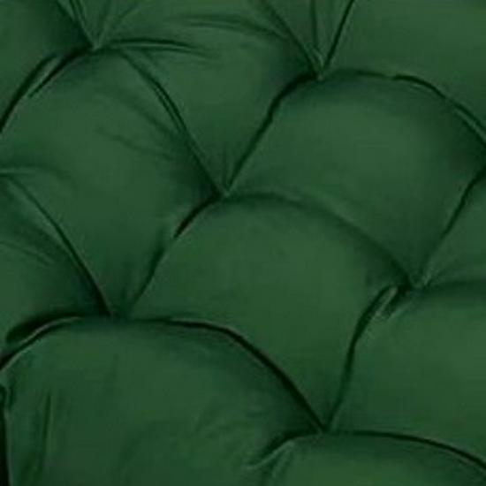 

Водонепроникна подушка для крісла-кошика на вулиці для балкону, внутрішнього двору або вітальні. 120x80 Brushed 1.5kg темно-зелений колір