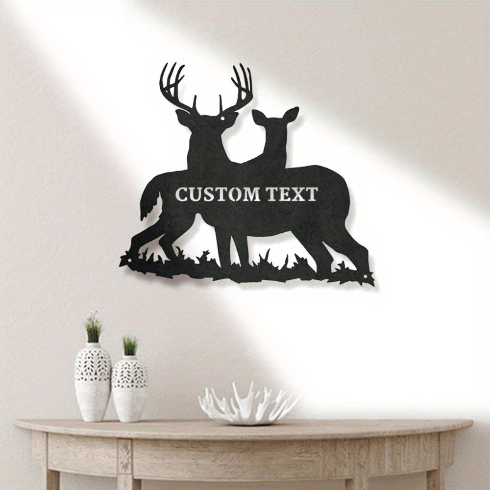Palm Tree Address Sign Outdoor Pool Wall Decor Custom Metal Art