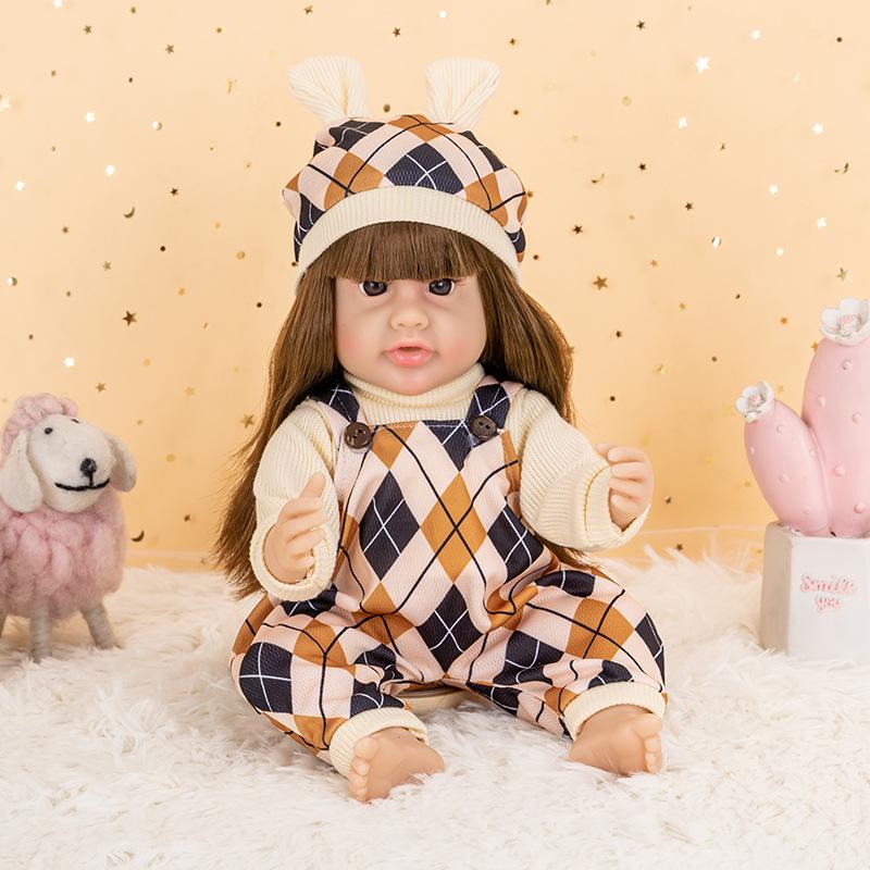 30cm Reborn Doll Simulation Comfort Baby Doll Vinyl Soft Rubber Doll