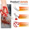7/9Pcs Crab Cracker Tool Set Stainless Steel Seafood Tools with Lobster Sheller Crab Leg Fork Seafood Forks Scissors for Kitchen