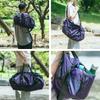 DALO 32L Lightweight Boston Bag for and Everyday and Compact Storage 2-Way Travel, Gym, Sports, Use, Portable, Foldable, (Purple)