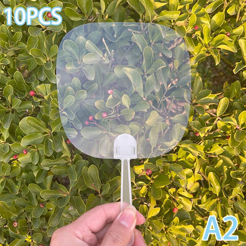 

10 шт. пустые пластиковые прозрачные веера для детей, сделай сам, художественный веер, свадьба, день рождения, вечеринка, подарки для подруги, парня, креативные подарки