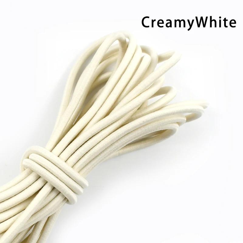 10M 2.5mm Elastic Bands Adapter HairBand Stretch Rubber Rope By Meters Apparel Belt Bungee Cord Sewing Supplies