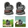 Small Animal Monumen Yard Decoration Compact Memorial Gifts Waterproof Outside Loss of Pet Gift Sola Powered Pet Grave Marker
