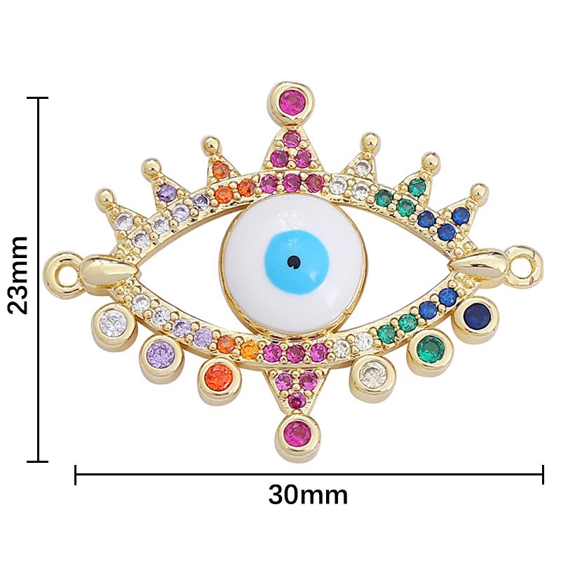 1ks módní měděný spojovací kus pro výrobu šperků DIY náramek náhrdelník