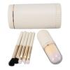 6 in 1 Makeup Brush Set Portable Synthetic Cosmetic Brushes Set for   Blending Powder Eye Shadow with Mirror