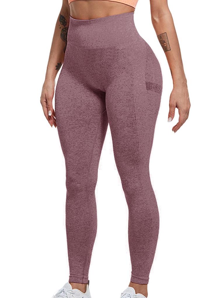 European and American Popular Seamless High Waist Hip-Lifting Yoga Pants with Abdomen Control