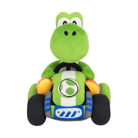 San-Ei Super Mario Mario Kart World Yoshi Plush MKW02
