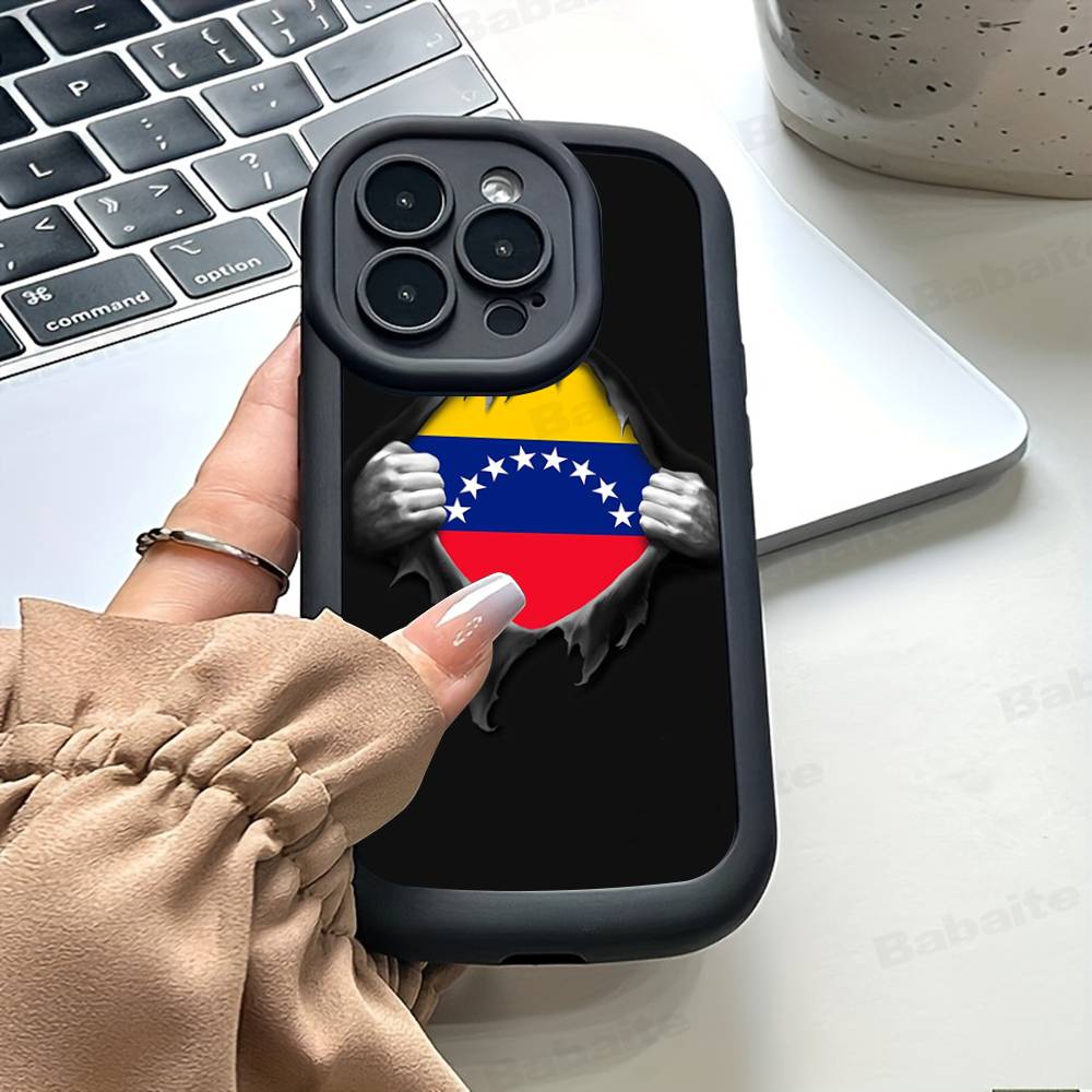 Flag Of Venezuela TPU Phone Cover For Iphone 17 16 15 14 13 12 11 Pro Max Plus Case Cover
