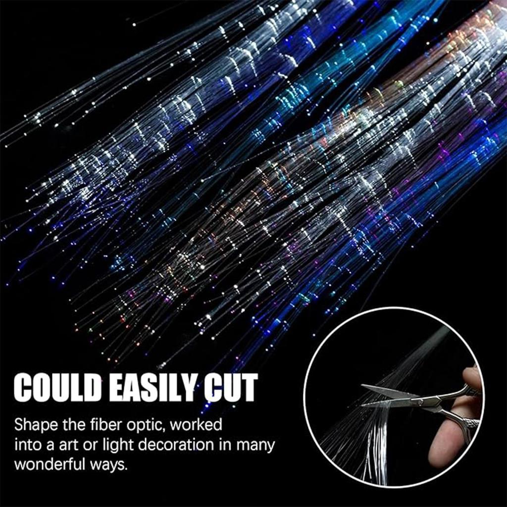 5X Random Color Glowing Hair Light Butterfly Women's Kit Cute Ornaments Clip Human Accessories Fiber Children's Flash Lights Led