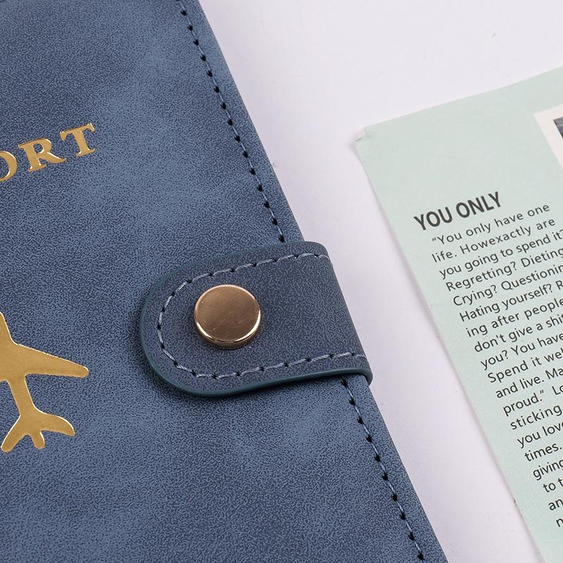 New PU Passport Holder Ticket Passport Covers Travel Passport Protective Cover ID Credit Card Holder Travel Accessories