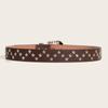 Punk Y2K Wide Belt Retro PU Leather Waistbands Vintage Star Rivet Waist Belt  Waist Seal