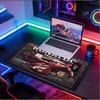 Custom Name Personalized Cristiano Ronaldo Pattern Mousepad, Laptop PC Desk Mat, Decorative Desk Mat for Home Keyboard Pad Gift