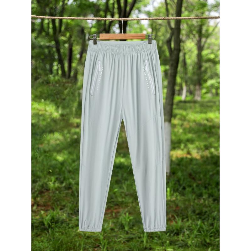 Couple outdoor shock pants new summer thin ice silk quick-drying mountain sports and leisure new pants
