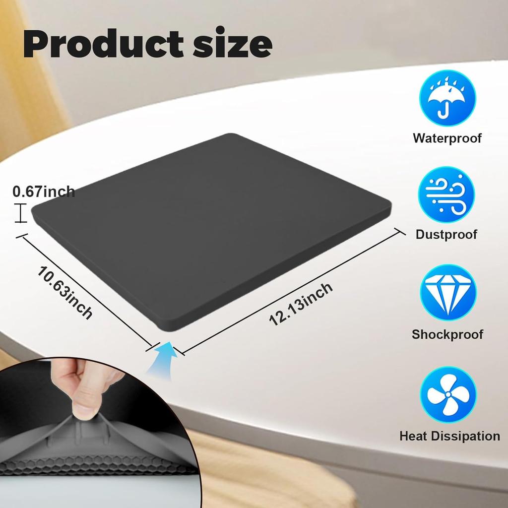 Mini Silicone Case Antenna Transmitter Case Star for Mini Devices Silicone Case Black