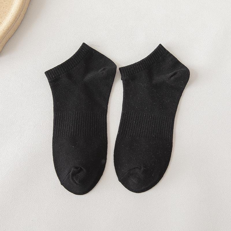 

Унісекс Білі Бавовняні Шкарпетки - Середні, Довгі та Короткі Варіанти для Весни, Літа та Осені Short, One Size чорний