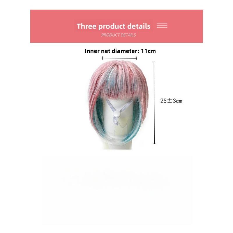 1pcs Pet Cat Long Wig Cat Dog Universal Colorful Long Hair Party Outfit Dreamy Style Cosplay