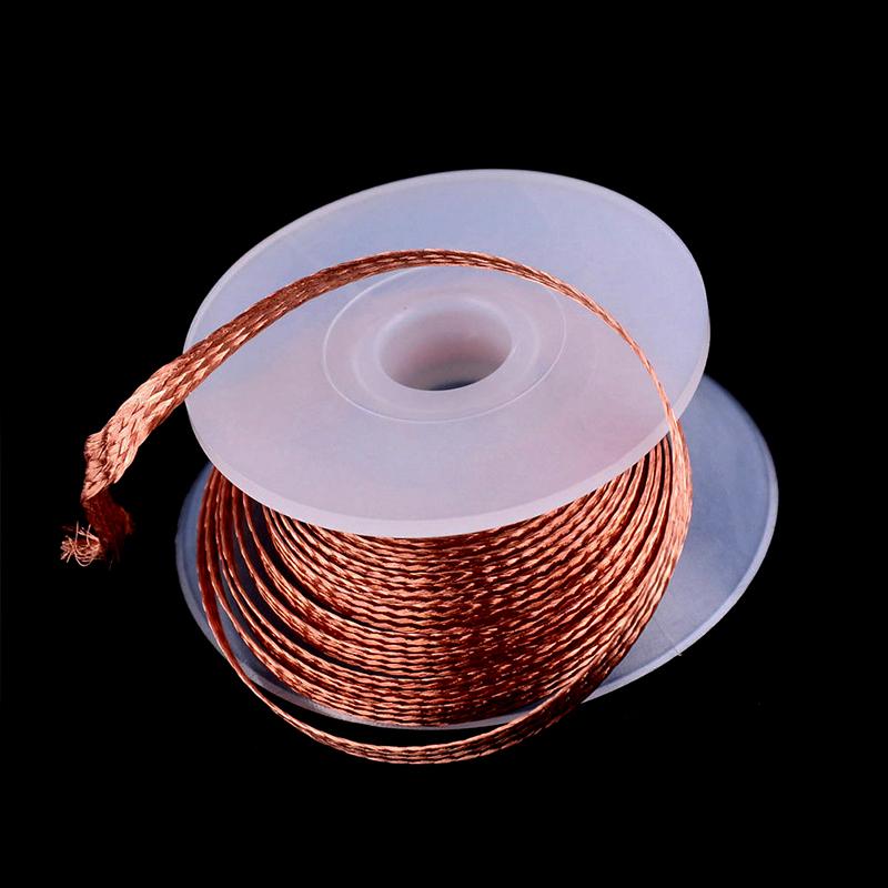 1 szt. 3,0 mm 1,5 m 3,0 m taśma do odlutowywania narzędzie do usuwania lutu knot do drutu narzędzie do naprawy
