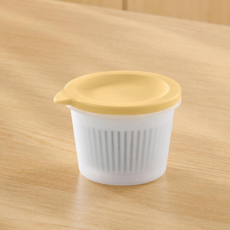 Double Layer Freshness Box Vegetable Sealed Keeper Fresh Storage Box with Drain Basket Refrigerator Draining Strainers Container