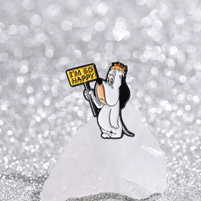 Cartoon Animation Dog Enamel Pins Custom Childhood Anime Brooches Lapel Badges Clothes Animal Jewelry Gift for Kids Friends