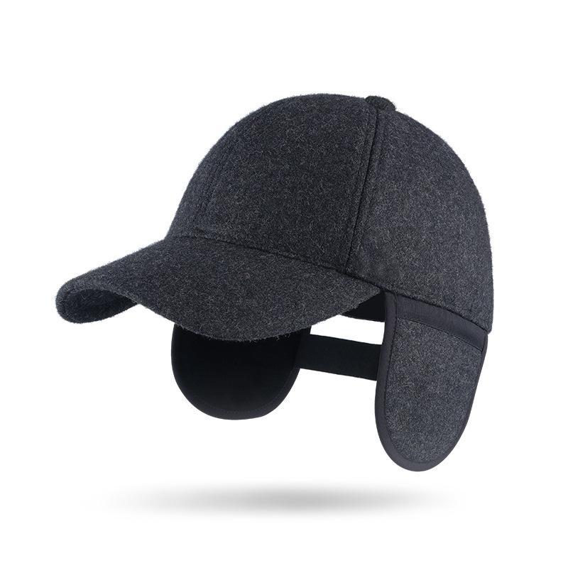 24 Winter cold protection ear protection hat wool windproof cap men's cotton hat baseball cap