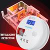 Intelligenter CO-Gassensor-Detektor Kohlenmonoxidvergiftungs-Alarmdetektor LCD 80dB Warnung 96*38mm