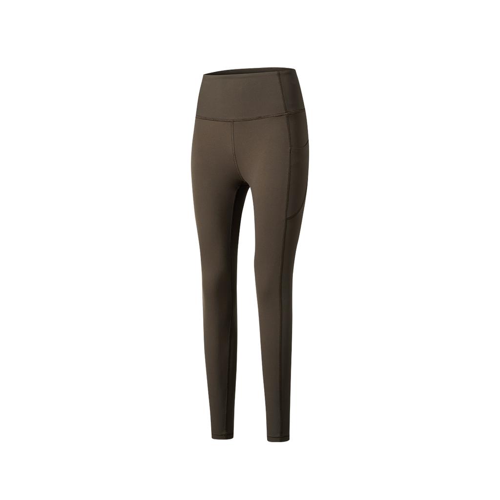 SAUCONY Solid Low Waist Casual Comfortable Sports Pants Women Pants Oak-Brown SC1249008DY-CO47