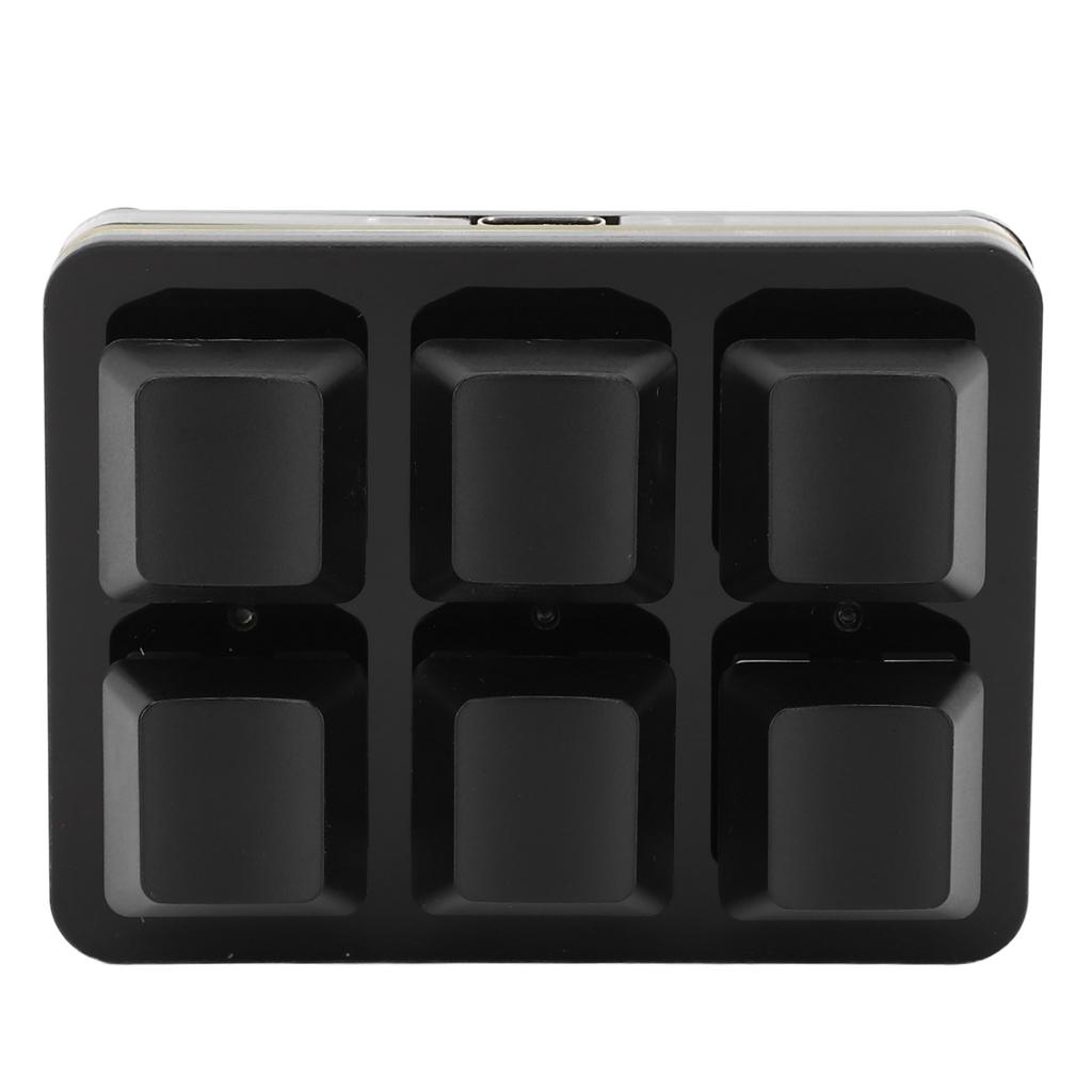 Mechanical Gaming Keyboard 6 Keys DIY Programmable Red Switch Small USB Wired RGB Mechanical Keyboard for Game Office