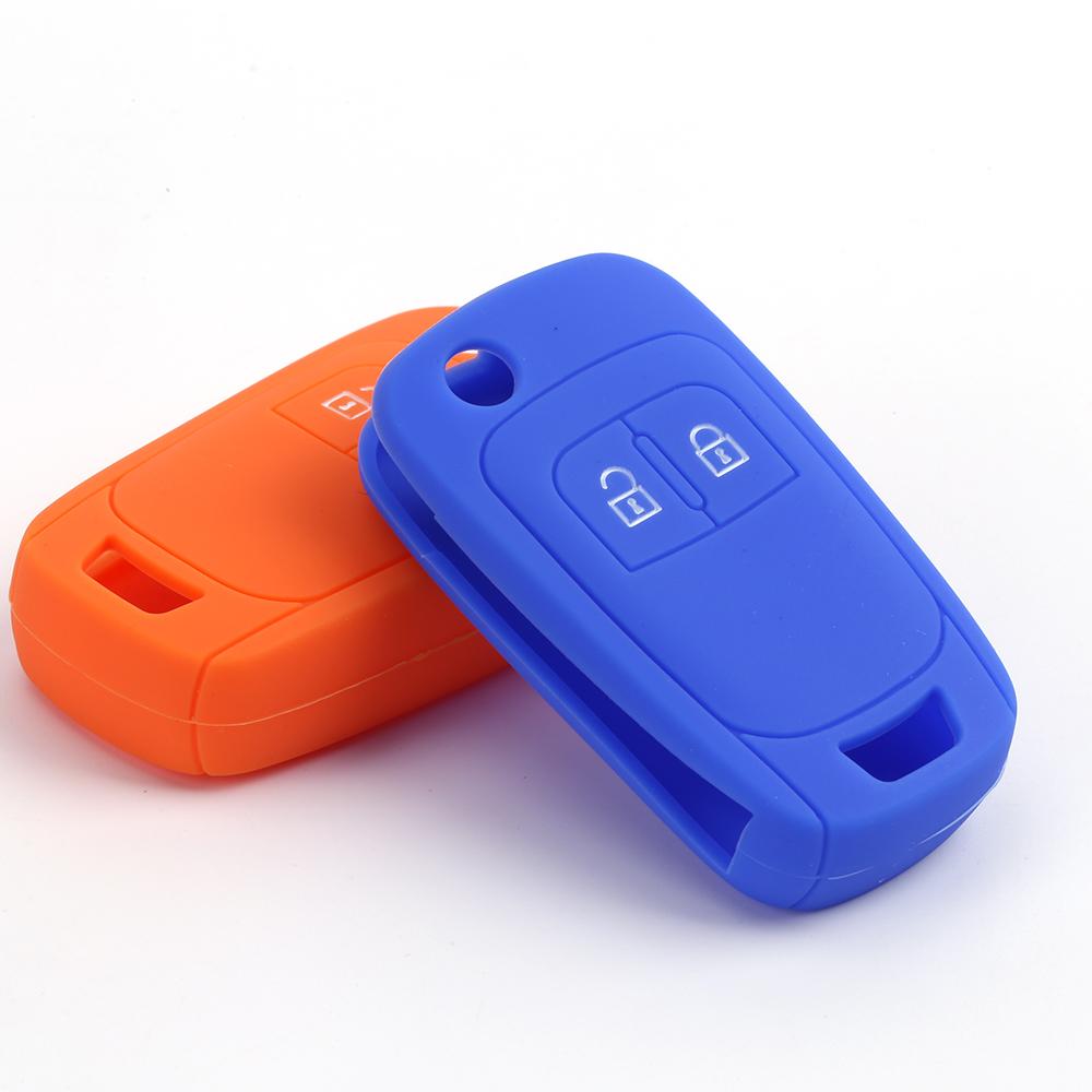 2 Buttons Silicone Car Remote Key Cover Case For Opel Astra J Corsa D Zafira C Mokka Insignia Cascada Karl Adam Meriva