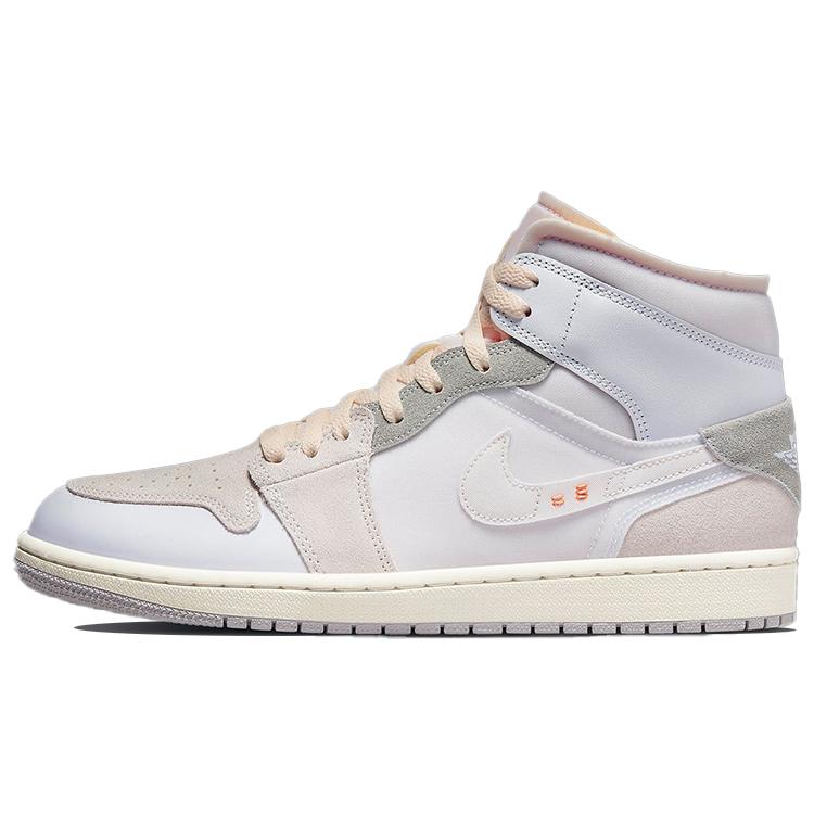 

Новые JORDAN 1 Mid Se Craft Inside Out Белый Серый DM9652-100 41