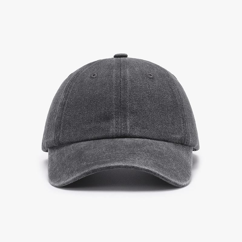 Baseball Cap, Female, Literary Retro, Outdoor, Japanese, Soft Top Black Hat, Summer, Ancient Style, Men, Washed Cotton Duck Tongue Cap