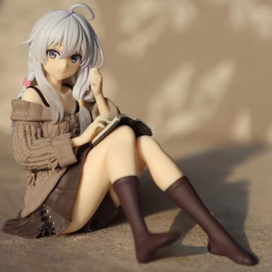 In Toy THE JOURNRY OF ELAINA Anime Figure Elaina Action Figures Desktop Cute Decorations Simple Style Kawaii Girl japanese Dolls