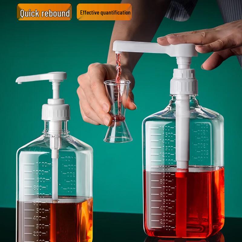 Butelka dozownik do syropu 1600 ml z pompką 5 ml
