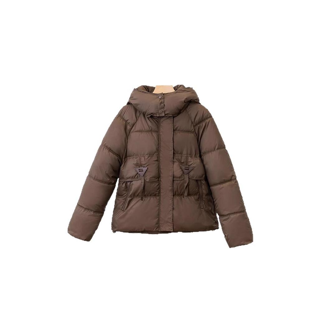 Women's 2025 Winter Short Stand-Up Collar Cotton Jacket - Trendy Thickened Bread Coat