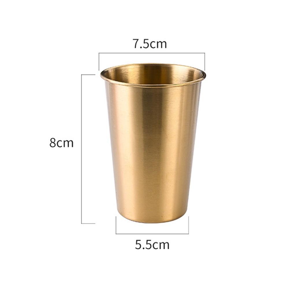 Resilient Stainless Steel Beer Cup Mug for Camping and Party 240 500ml
