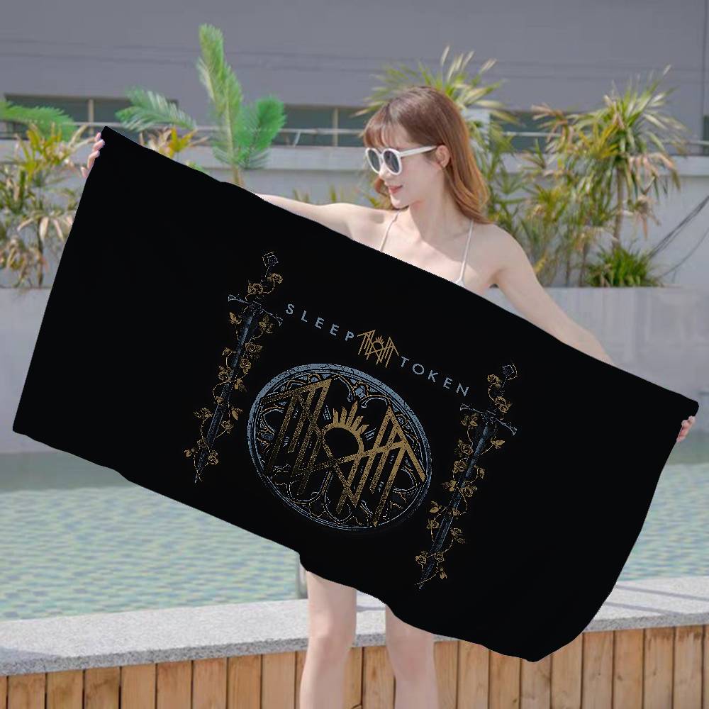 Beliebte Band S-Sleep T-Token Strandtuch Bunte Badetücher für Mädchen Mikrofaser Schnelltrocknend Sandfrei Strand Yoga Fitnessstudio Pool