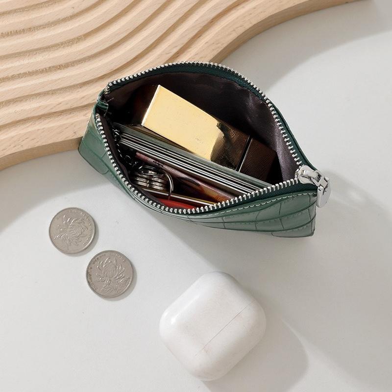 PU Leather Money Coin Purse New with Key Ring Waterproof Pocket Purse Zipper Large Capacity Credit Card Holder Women Wallet