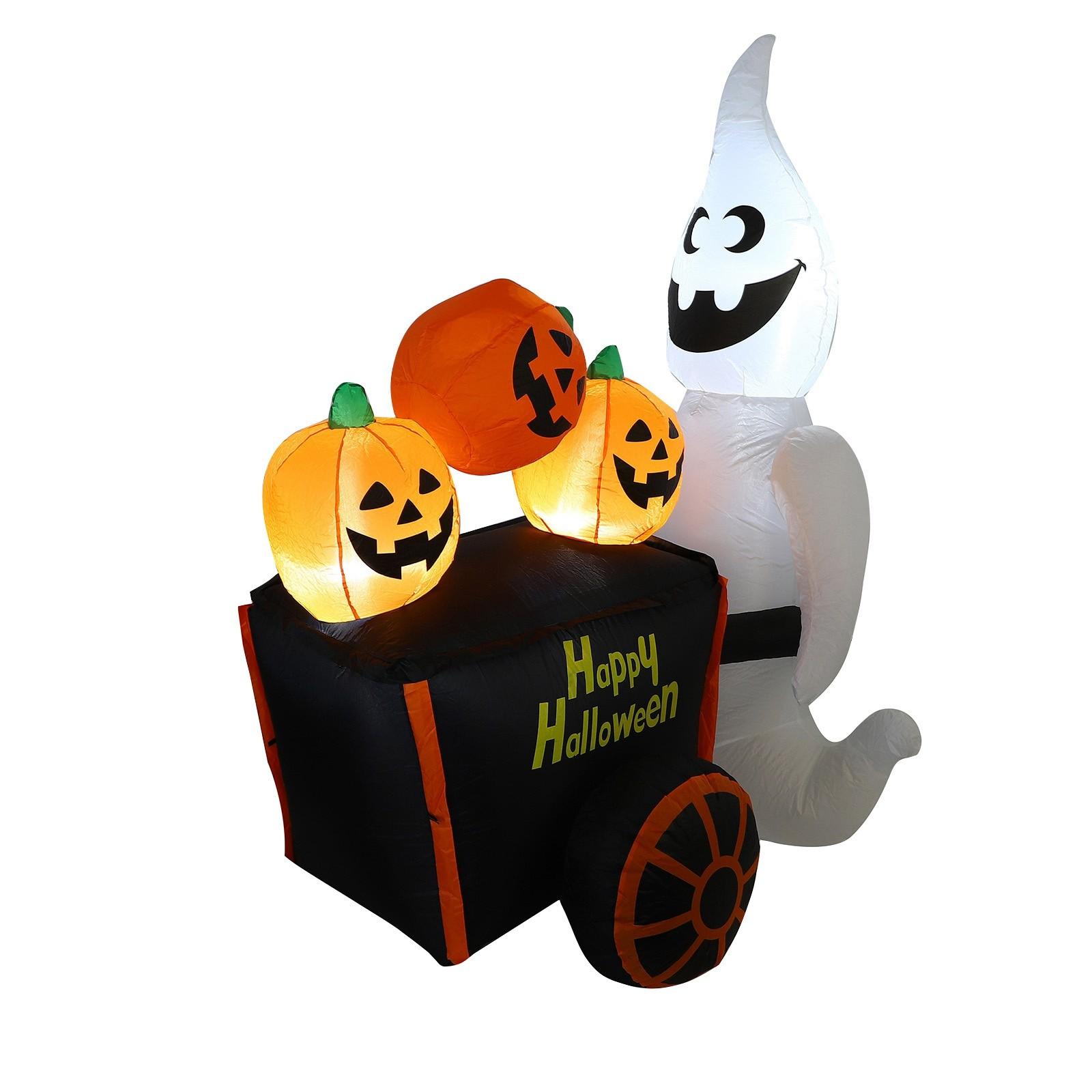 

Хэллоуин Надувные Светящиеся Смешные и Веселые Декоративные Элементы Добавляют Радостную Атмосферу. Набор для украшения дома для вечеринки One Size белый