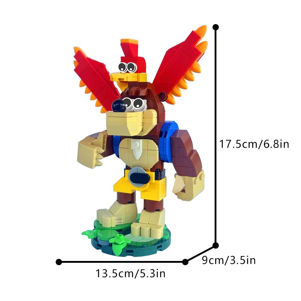 

MOC Banjo Kazooie Doll Building Blocks Model Adventure Game Banjo And Kazooie Action Figure Bricks Assembly Toys Children Gifts