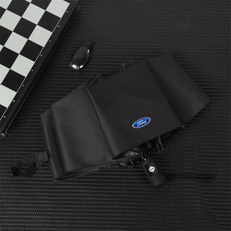 Folding Automatic Umbrella Rain Car Large Business 3Folding Umbrellas For Ford Focus Mk3 Fiesta Ranger Fusion Mondeo Mustang Fusion Kuga Ecosport
