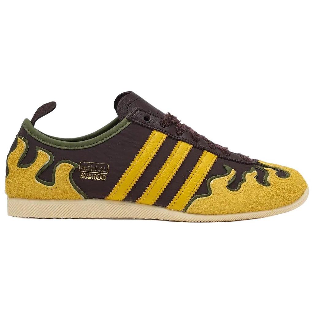 Brain Dead x adidas Japan Brown Hazel Yellow Unisex Sneakers Core-Black Crystal-White Gold-Metallic JQ6789