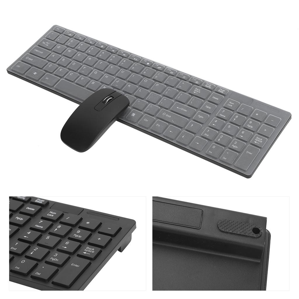 Mouse and Keyboard Set Wireless 10m Remote Connection Smart Sleep Fingerboardand Mouse Combo for IOSCelsiusWindowsCelsiusAndroid