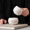 Suet Jade Ceramic Tea Teacup Chan Ji Ink Master Cup Kung Fu Tea Set High-end Tea Bowl Modern Light Luxury