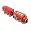 Two Carriages Train Track Toy Light&Sound Car Locomotive Toy Magnetic Electric Train  Kids Toy