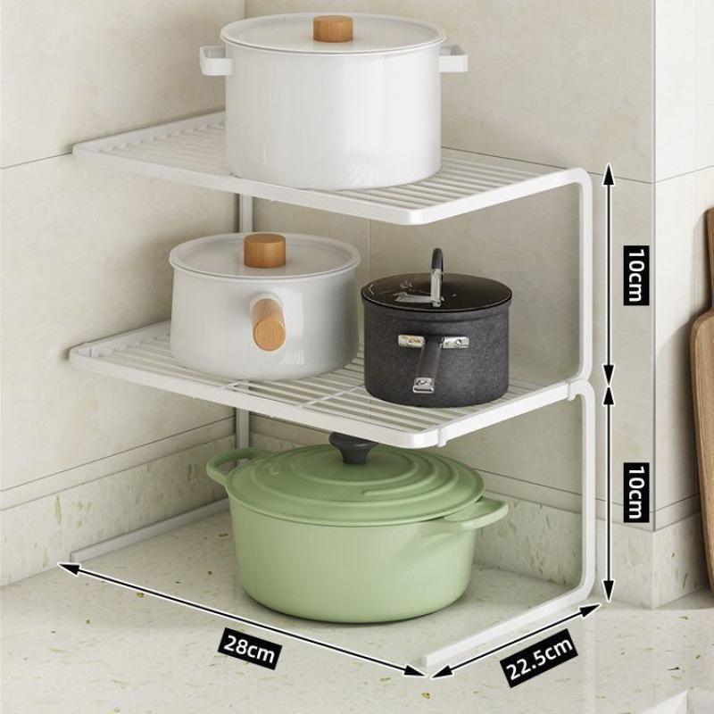 Multi-Layer Kitchen Countertop Storage Rack and Organizer