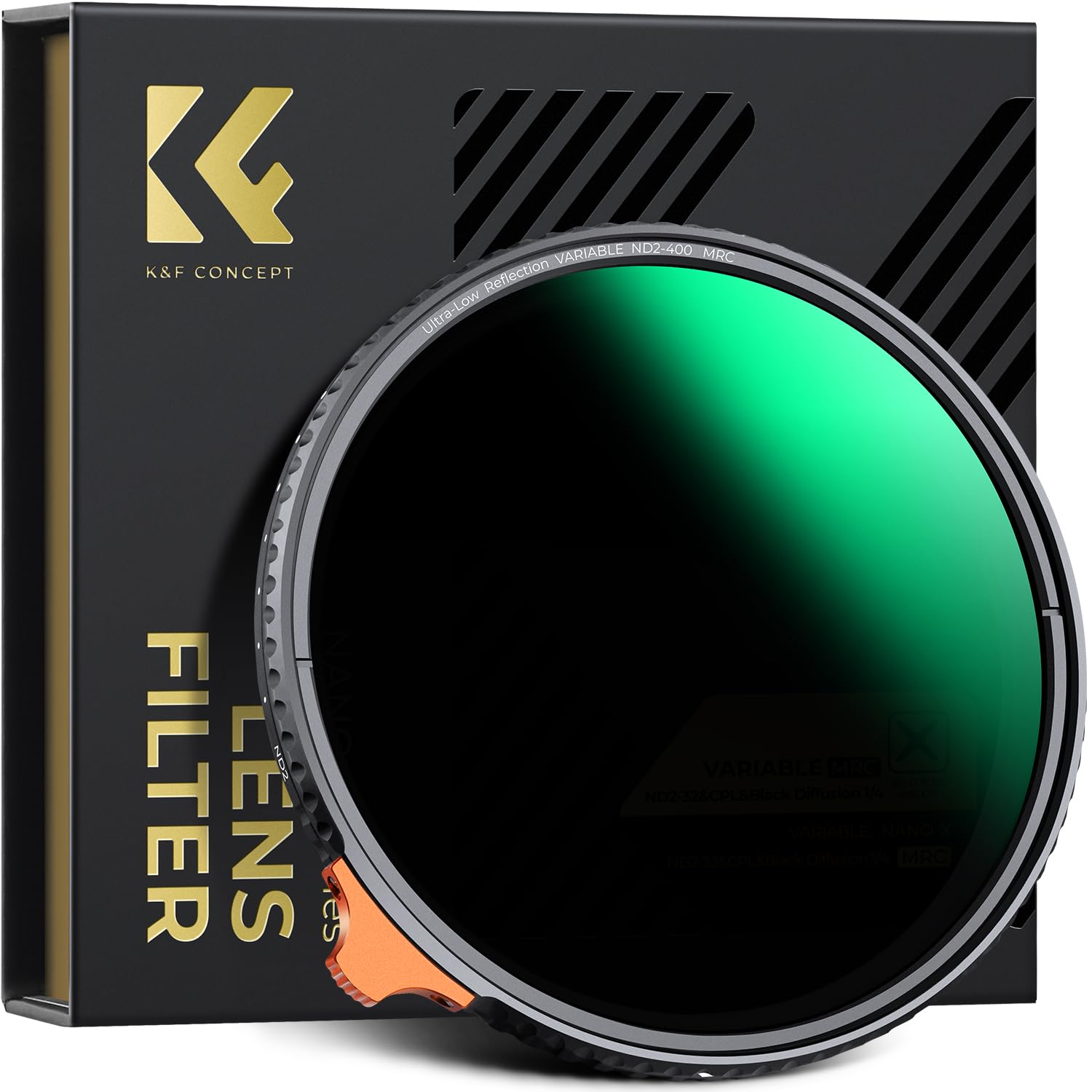 CONCEPT 67mm Reflection Variable ND Filter with 9 Adjustable Light Reduction Reflection of Optical Glass and Ideal for Video Shooting K&F Ultra-Low