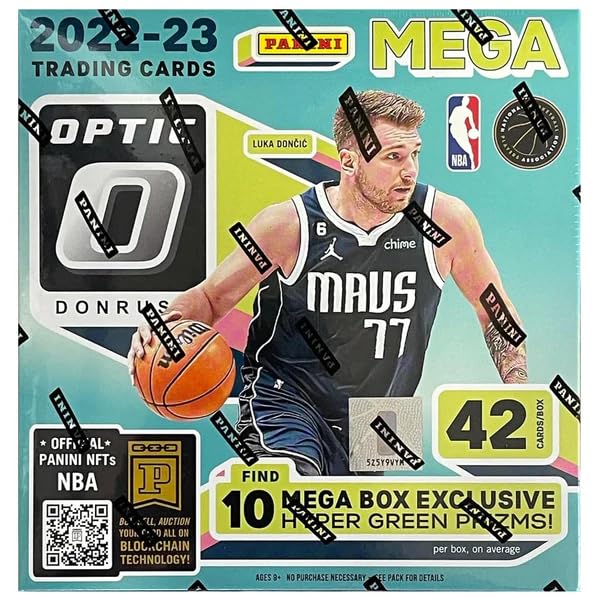 

Panini Donruss Optic Basketball Mega Box 2022-23 [предмет] зелёный