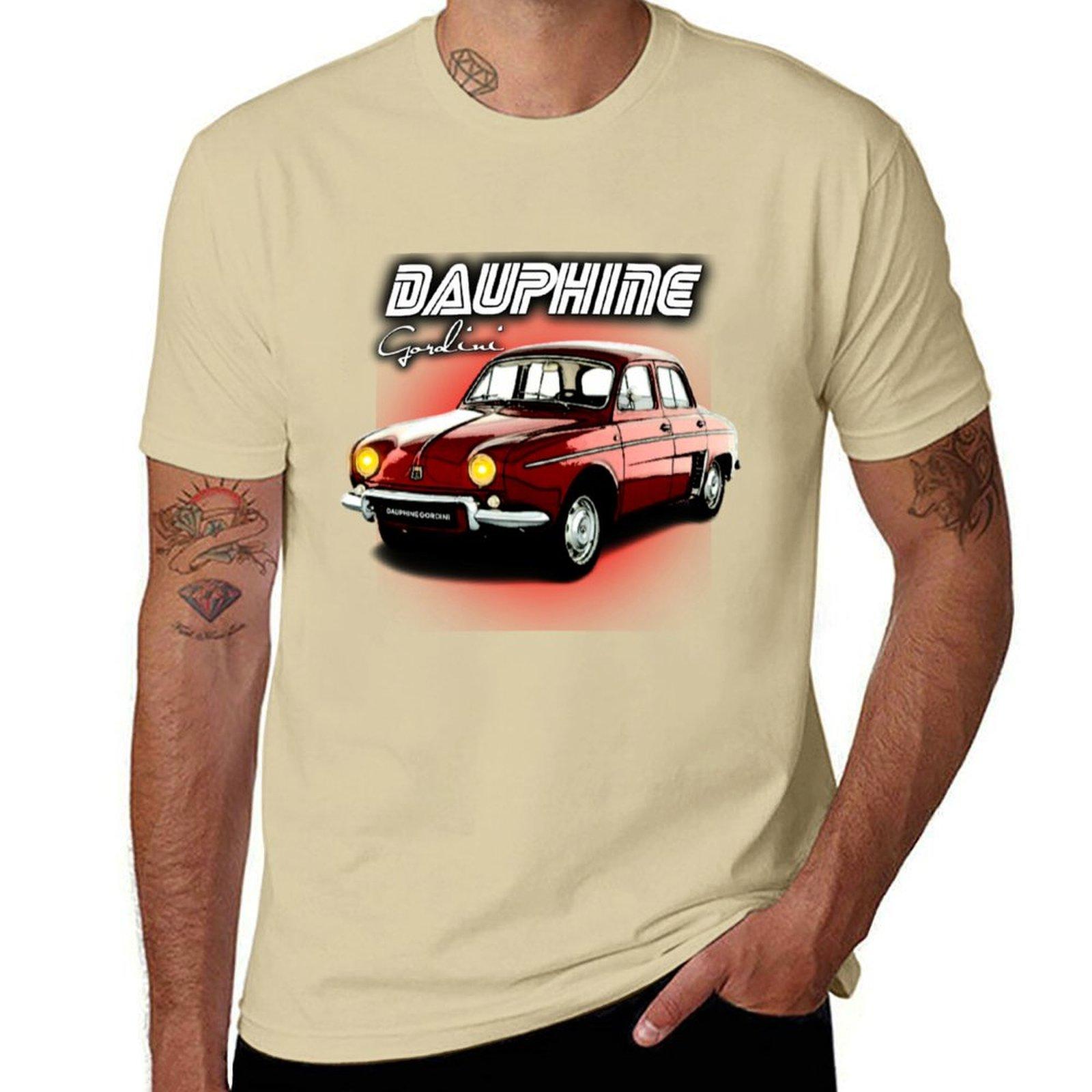 

Dauphine gordini T-Shirt vintage clothes Blouse cute tops boys animal print mens big and tall t shirts L