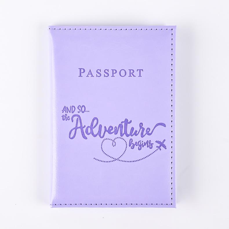 1 Stück Reisepass-Schutzhülle aus Pu-Leder, Dokumentenetui, Reisepass, Schutzhülle, Material, wasserdicht, für Frauen und Mädchen